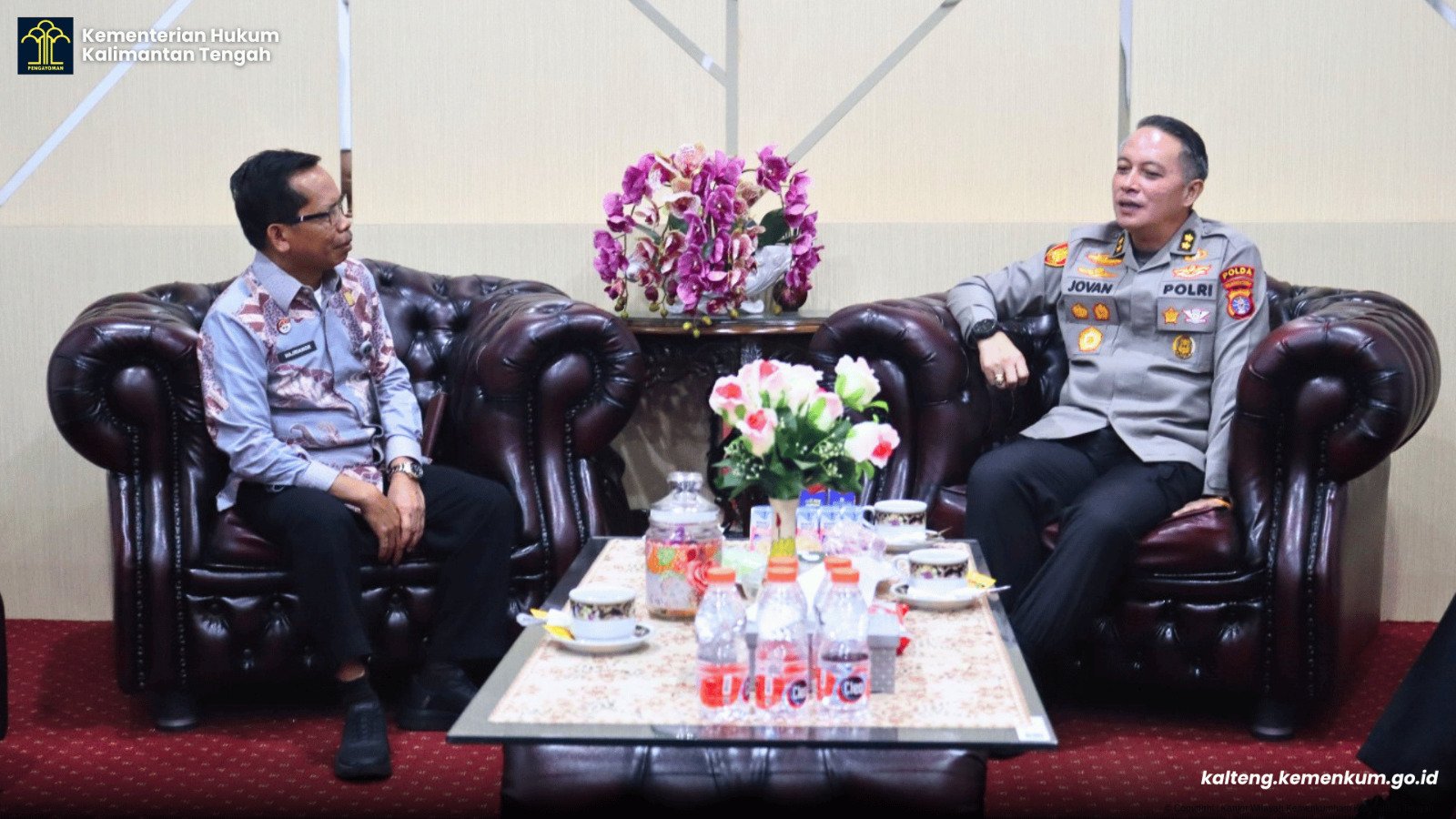 Polda Kalteng dan Kementerian Hukum Perkuat Kolaborasi di Bidang Hukum