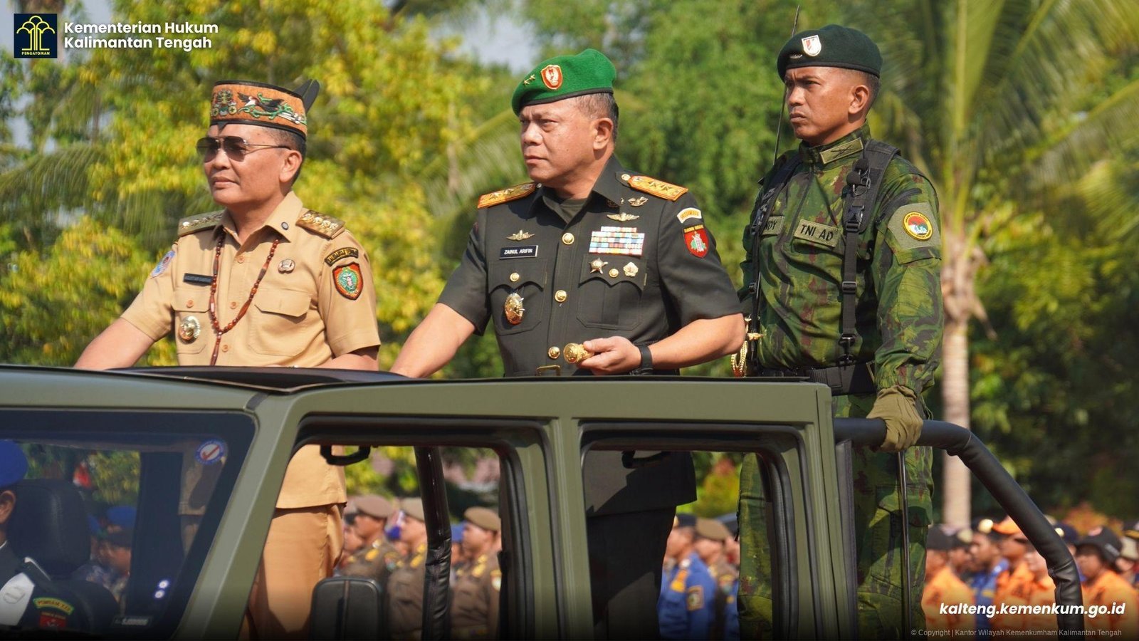 Kemenkum Kalteng Perkuat Sinergi Antarinstansi di HUT Perdana Kodam XXII/Tambun Bungai
